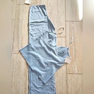 Large Womens Calvin Klein Light Blue Pajama Set - perfect gift!